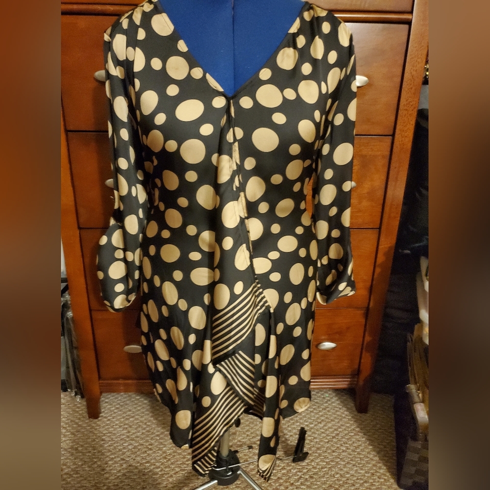 Ashley Stewart Beautiful Long Sleeves silk Top